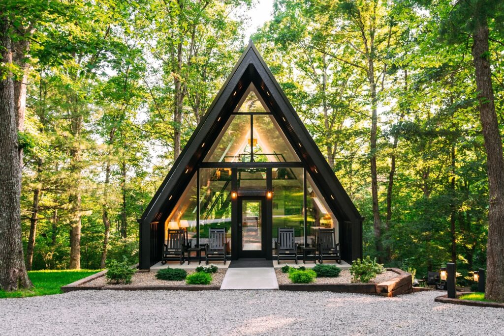 a-frame tiny home
